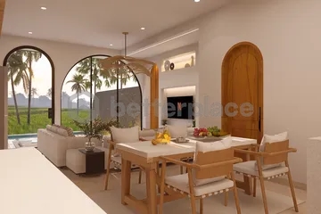 Charming Modern Tropical Villa with Rooftop Ricefield Views in Babakan – Canggu