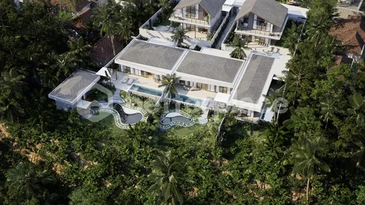 Luxury 2-Bedroom Cliffside Riverfront Villa with Rice Field Views in Ubud East