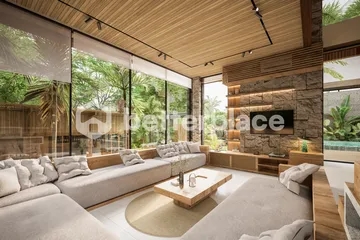 Luxurious Tropical Contemporary Family Villa in Peaceful Umalas 4 Bedrooms with Rice Field Views