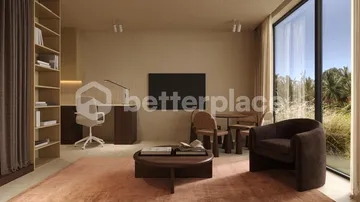 Affordable Apartment in Kedungu: Eco-Friendly 1-Bedroom Leasehold with Ocean, Rice Field, and Volcano Views