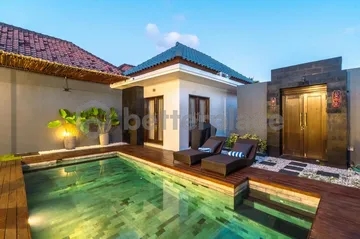 Chic Tropical Contemporary Villa in Seminyak - 2BR Yearly Rental in Prime Saraswati Area