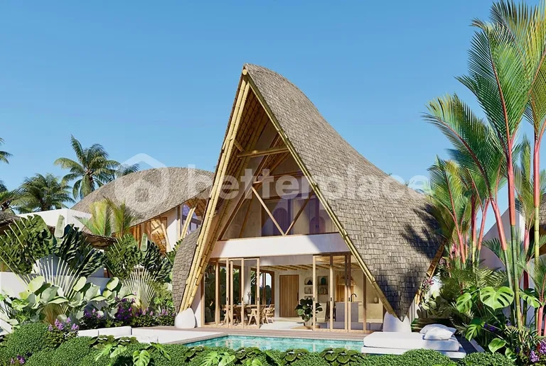 Ubud Bamboo Art Style Villa – Adjustable 2-3 Bedrooms, 31-Year Leasehold