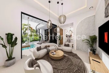 Tropical Elegance Meets Modern Comfort : Villa with Stunning Rice Field Views