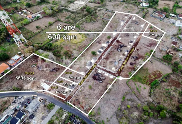 Own a Slice of Bali: Secure 600 Sqm Land with Long-term Lease