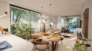 Modern Tropical Apartment in Vibrant Bingin – 1 Bedroom with Sunset Views