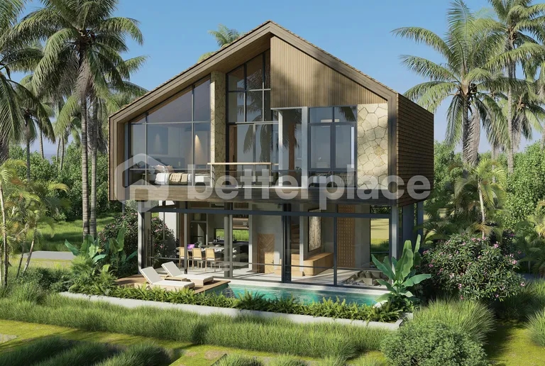 Modern Bali Retreat with Stunning Rice Field Views in Pererenan – Secure Your Spot!