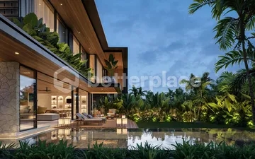 Seaside Elegance, Exquisite 3 Bedroom Villa with Rooftop Jacuzzi and Panoramic Views in Melasti