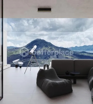 Futuristic 1BR Kintamani Villa with Sauna & Kinetic Roof