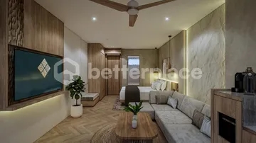 Chic and Contemporary: Gorgeous 1-Bedroom Terrace Apartment Steps from Canggu Beach