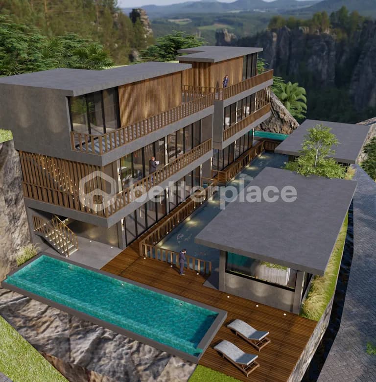 Modern Lakeside Villa with Private Pool and Underwater Studio – A Prime Investment in Bali