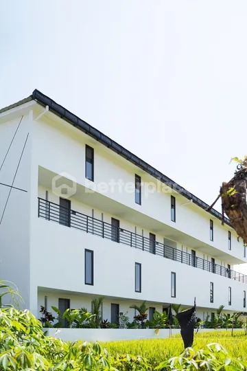 Bali’s Modern One-Bedroom Mezzanine Deluxe Apartment Leasehold in Canggu