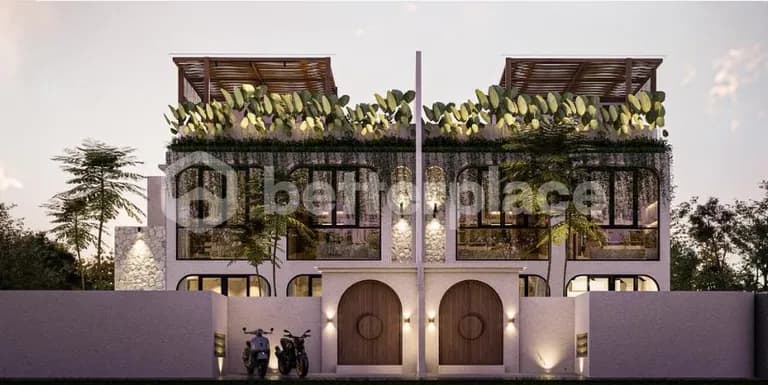 Modern Mediterranean-Style 3-Bedroom Villa in Ungasan with Rooftop Sea View