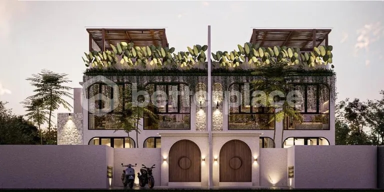 Modern Mediterranean-Style 3-Bedroom Villa in Ungasan with Rooftop Sea View