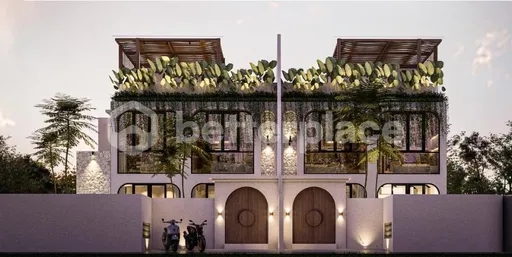 Modern Mediterranean-Style 3-Bedroom Villa in Ungasan with Rooftop Sea View