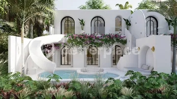 Unique Mediterranean-Tropical Villa Near Pandawa Beach – Private Pool & Water Slide