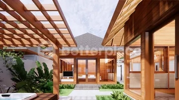 Beautiful View and Affordable Balinese Villa Sale Leasehold 2 Bedrooms in Munduk Front Tamblingan Lake