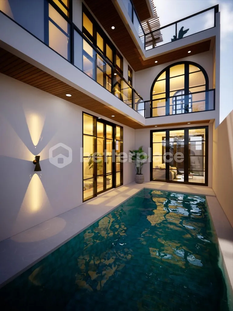 Modern Design Meets Tropical Paradise: Leasehold 3-Bed Villa with Rooftop in Nusa Dua