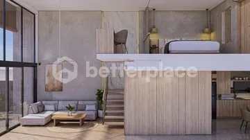 Exclusive Bali Living: Fully Furnished 1-Bed Loft Apartment in Canggu with Stunning Garden Views and Beach Access