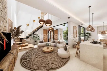 Private Villa with Lush Greenery & River Views in Pererenan