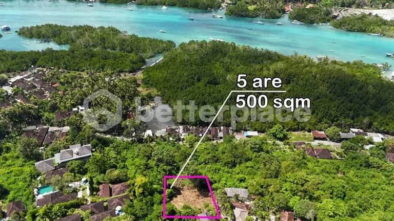 Transform This Prime 500 sqm Plot in Nusa Lembongan Into Your Dream Bali Retreat"