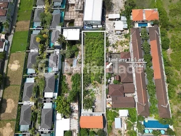 Prime Freehold 10.5 Are Land Investment in Petitenget, Bali
