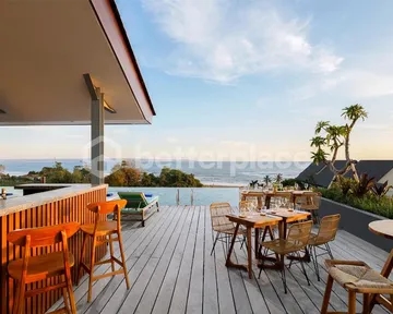 Modern 1-Bedroom Apartment with Rooftop Pool and Ocean View in Berawa