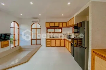 Refined Yearly Rental Opportunity: Furnished 2BR Villa with Pool and Enclosed Living in Tranquil Canggu Setting