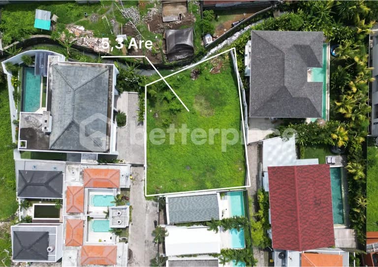Prime 530 Sqm Land in Pererenan, 7 Minutes to the Beach – Excellent Investment Opportunity