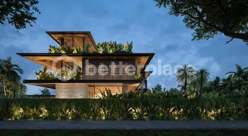 Seaside Elegance, Exquisite 3 Bedroom Villa with Rooftop Jacuzzi and Panoramic Views in Melasti