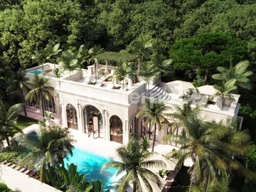 Unparalleled Ocean Views from a Rooftop Luxury Villa with Lush Tropical Gardens and Private Gym