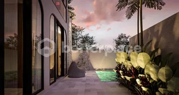 Modern Mediterranean-Style 3-Bedroom Villa in Ungasan with Rooftop Sea View