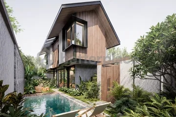 Industrial Contemporary Villa in Kedungu – 2 Bedrooms Walking Distance to the Beach