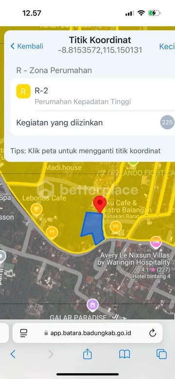 Prime 640 Sqm Land in Ungasan, Ideal for Villa Development, Just 10 Minutes from the Beach