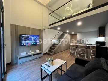 Elegant Leasehold 1-Bed Apartment in Canggu – Batu Bolong, Just 3 Minutes from the Beach with Rooftop Pool and High ROI Potential