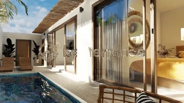 Modern Tropical Design Off-Plan Sale Leasehold 2 Bedrooms in Seseh