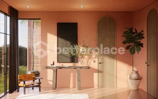 Beautifully Designed Villa with Cinema Lounge and Rice Field View Near Cemagi Beach.