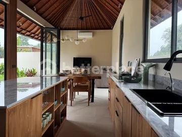 Tranquil Tropical Retreat: Fully Furnished 3-Bedroom Villa with Rice Field Views in Ubud, Bali – Ideal for Serene Living or Investment