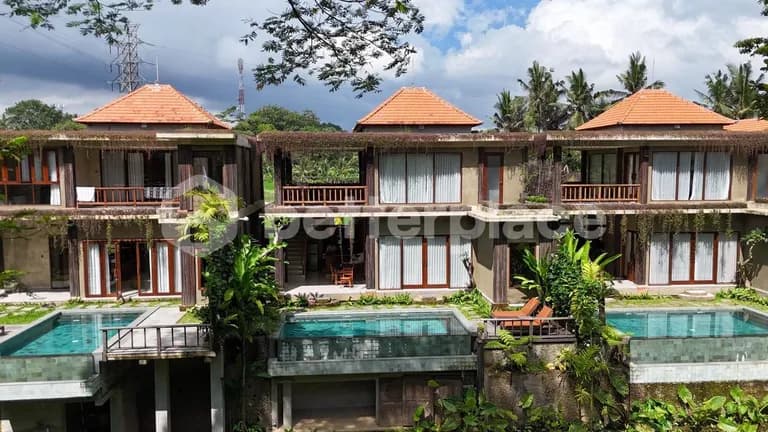 Elegant Rooftop Villa with Jungle Views in Ubud, Payangan