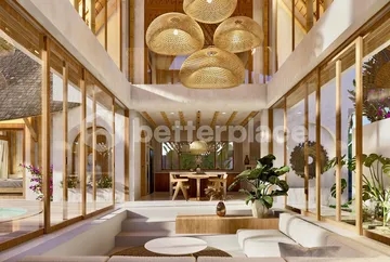 Ubud Bamboo Art-Inspired Villa – Adjustable 2-3 Bedrooms, Leasehold 31 Years