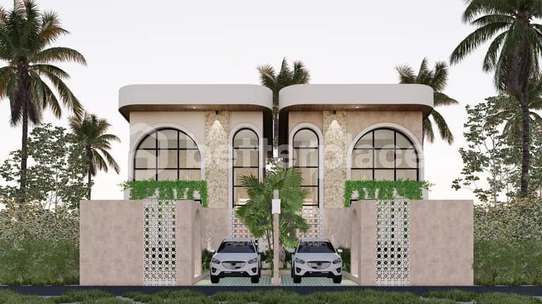 Tropical Two-Storey Villa with Unique Design in Nusa Dua