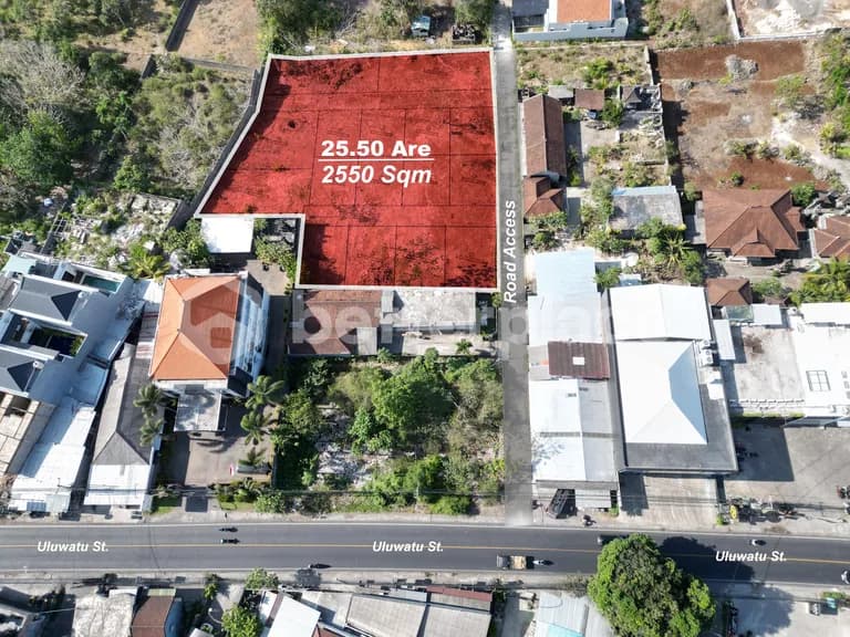 Prime 25.50 Are Leasehold Land in Bukit – Ungasan: Affordable Long-Term Investment in Bali