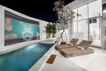Your Next Home in Bali – Modern Yearly Rental Villa in Ungasan with Gym, Cinema Pool & Garden View