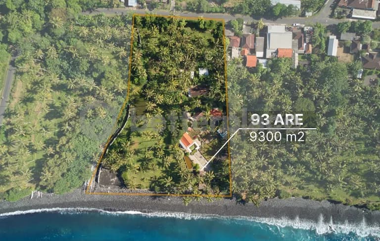 Seaside Paradise in East Bali: Prime Freehold Land with Bonus Beachfront Resort