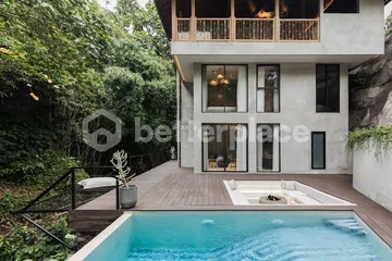 4 Bedroom Riverfront Designer Villa in Ubud with Infinity Pool & Jungle Views