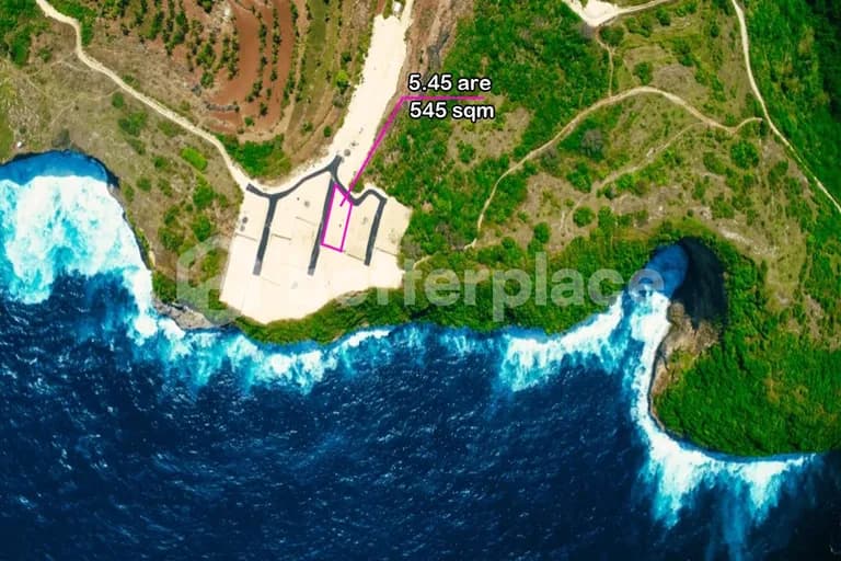 Exceptional Freehold 545 sqm Land at Kelingking Beach Cliff Front – Unmatched Ocean Views in Bali