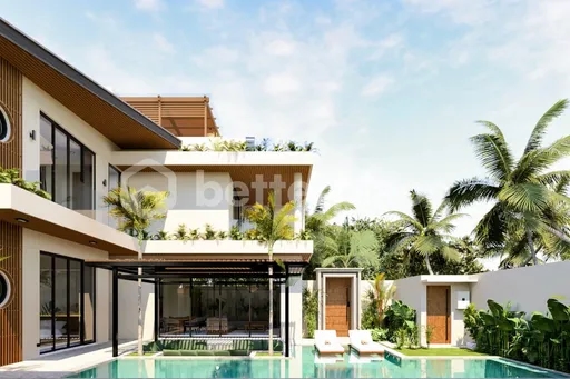 Modern Ocean View Villa with Jimbaran Bay Panorama in Uluwatu