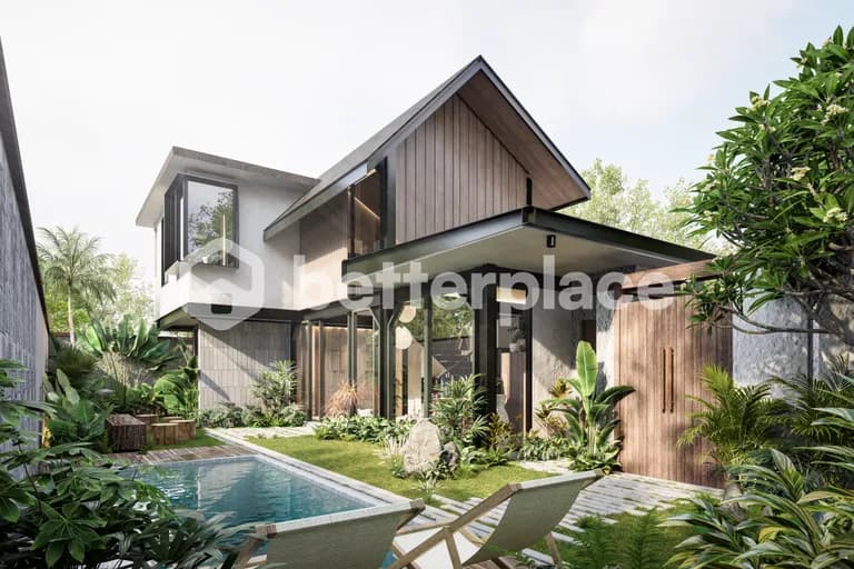 Modern Industrial Villa in Tranquil Kedungu – 3 Bedrooms Walking Distance To The Beach