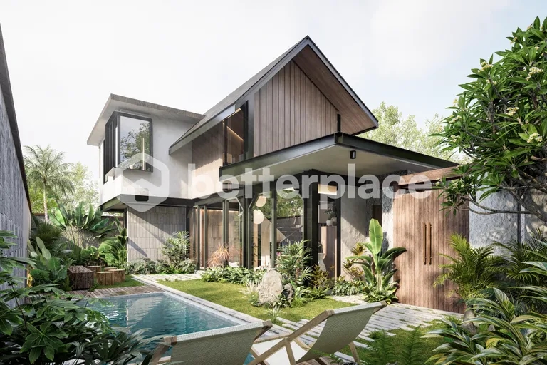 Modern Industrial Villa in Tranquil Kedungu – 3 Bedrooms Walking Distance To The Beach