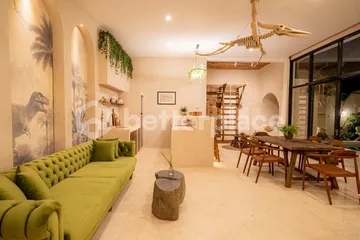 Exclusive Leasehold 3-Bed Villa Investment – Unique Dino-Themed Family Retreat with Private Pool and Garden in Trendy Canggu