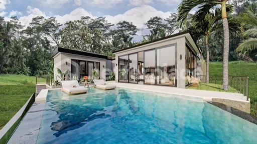 Modern Furnished Villa, Ideal for Families and Investors with Rice Field Panorama